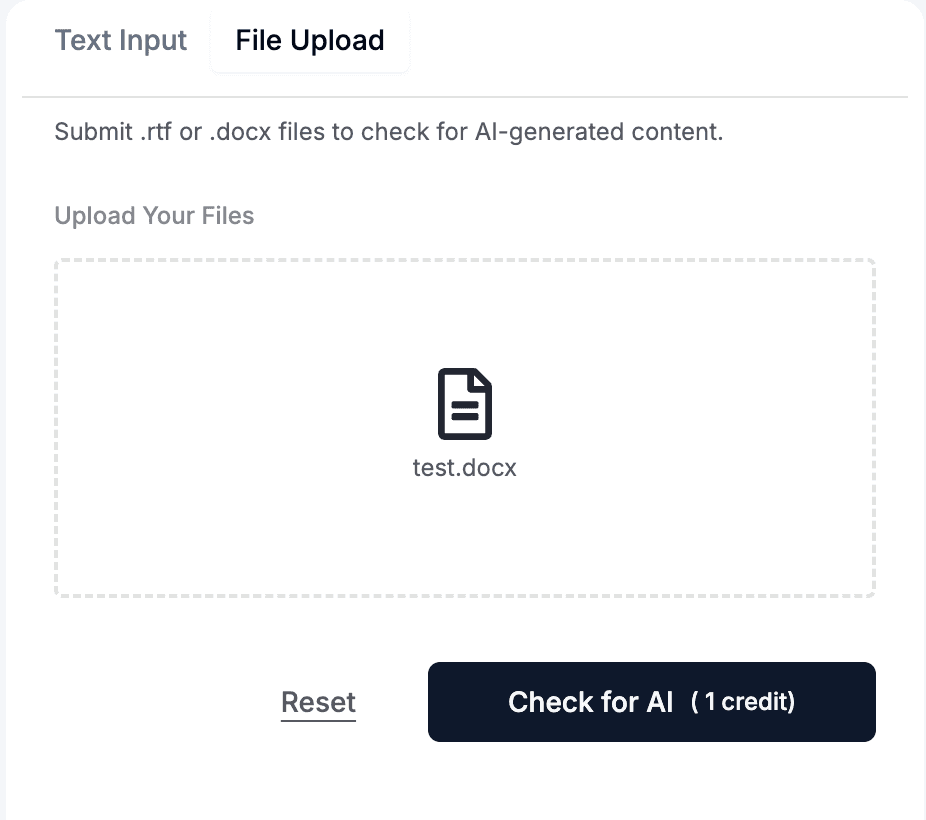 dashboard file upload