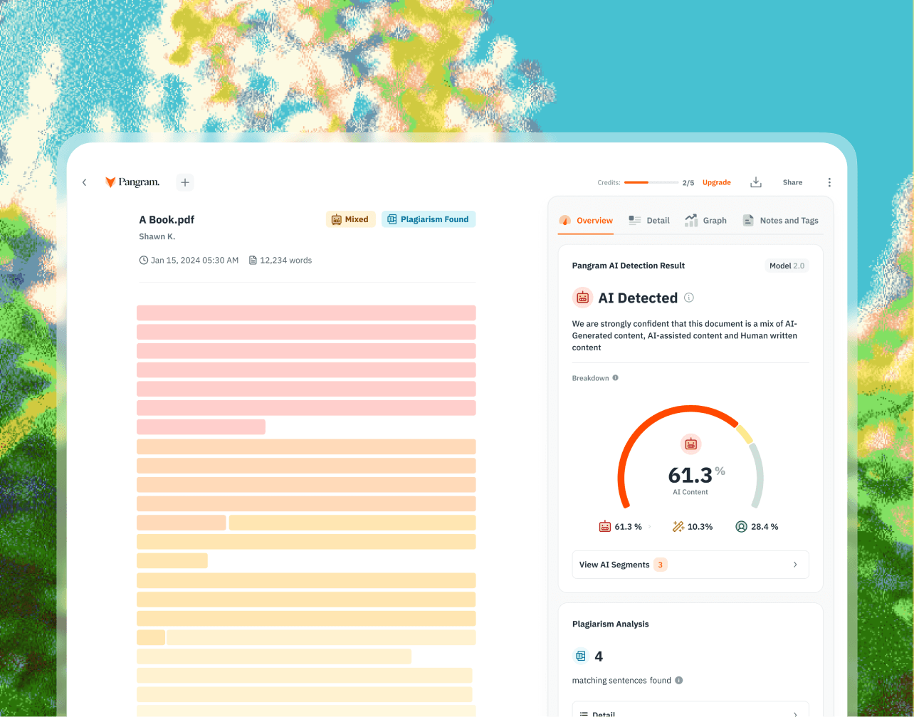 AI Detector — Verified AI Content Checker | Pangram