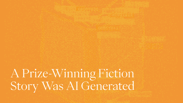 L'IA écrit des œuvres de fiction primées