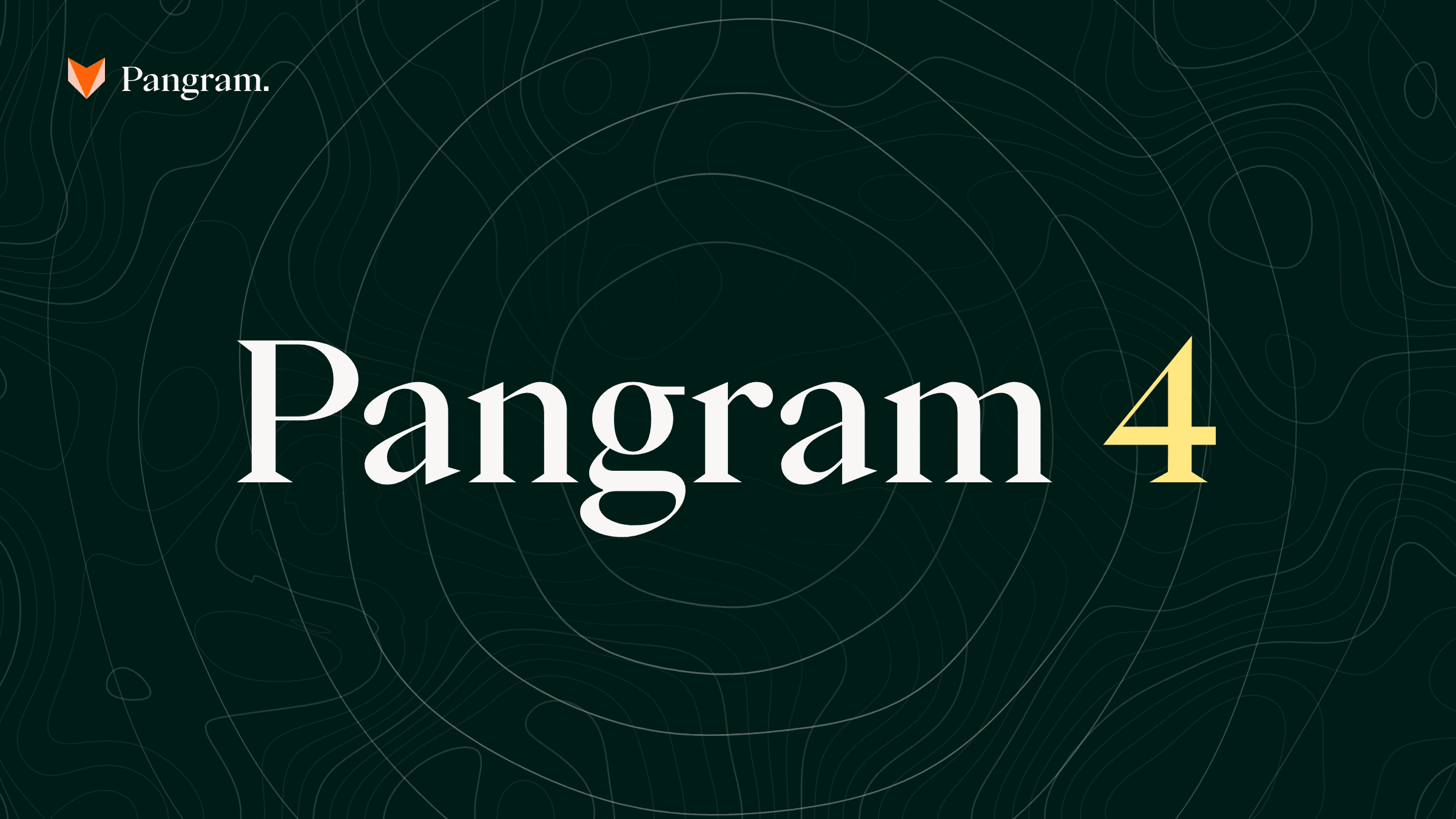 Pangram 4 Technical Overview