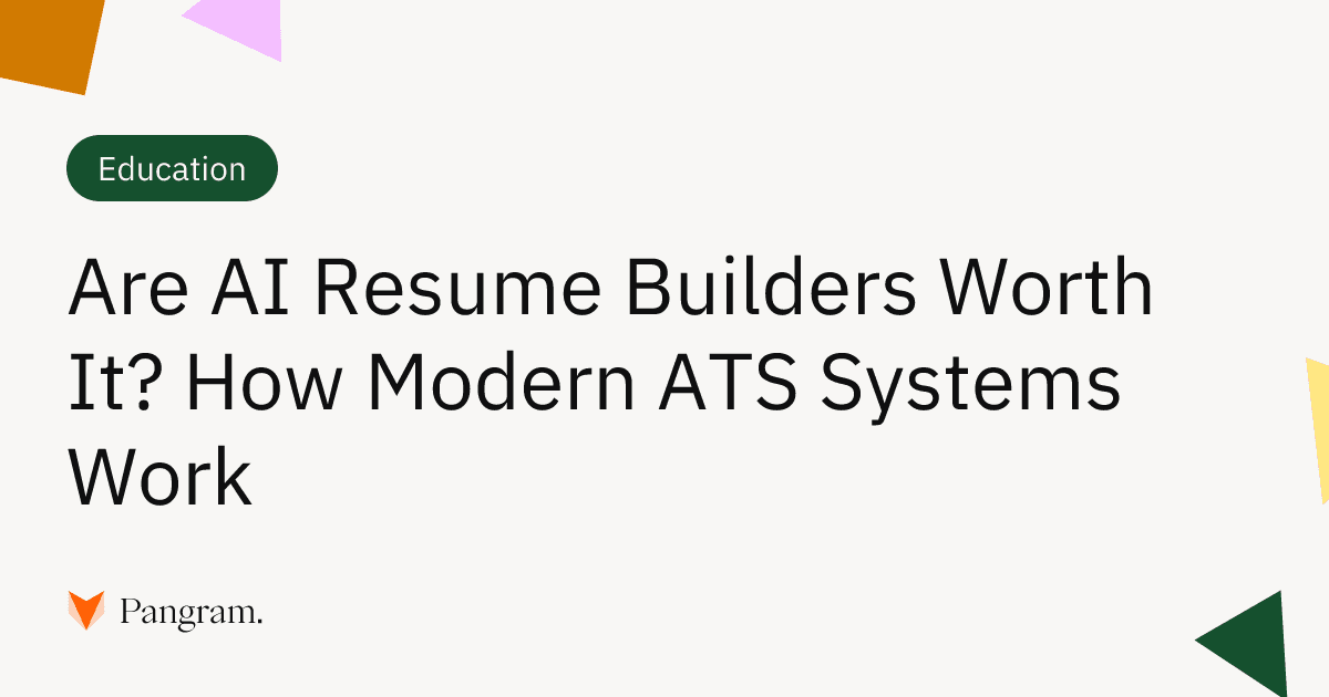 Are AI Resume Builders Worth It? How Modern ATS Systems Work
