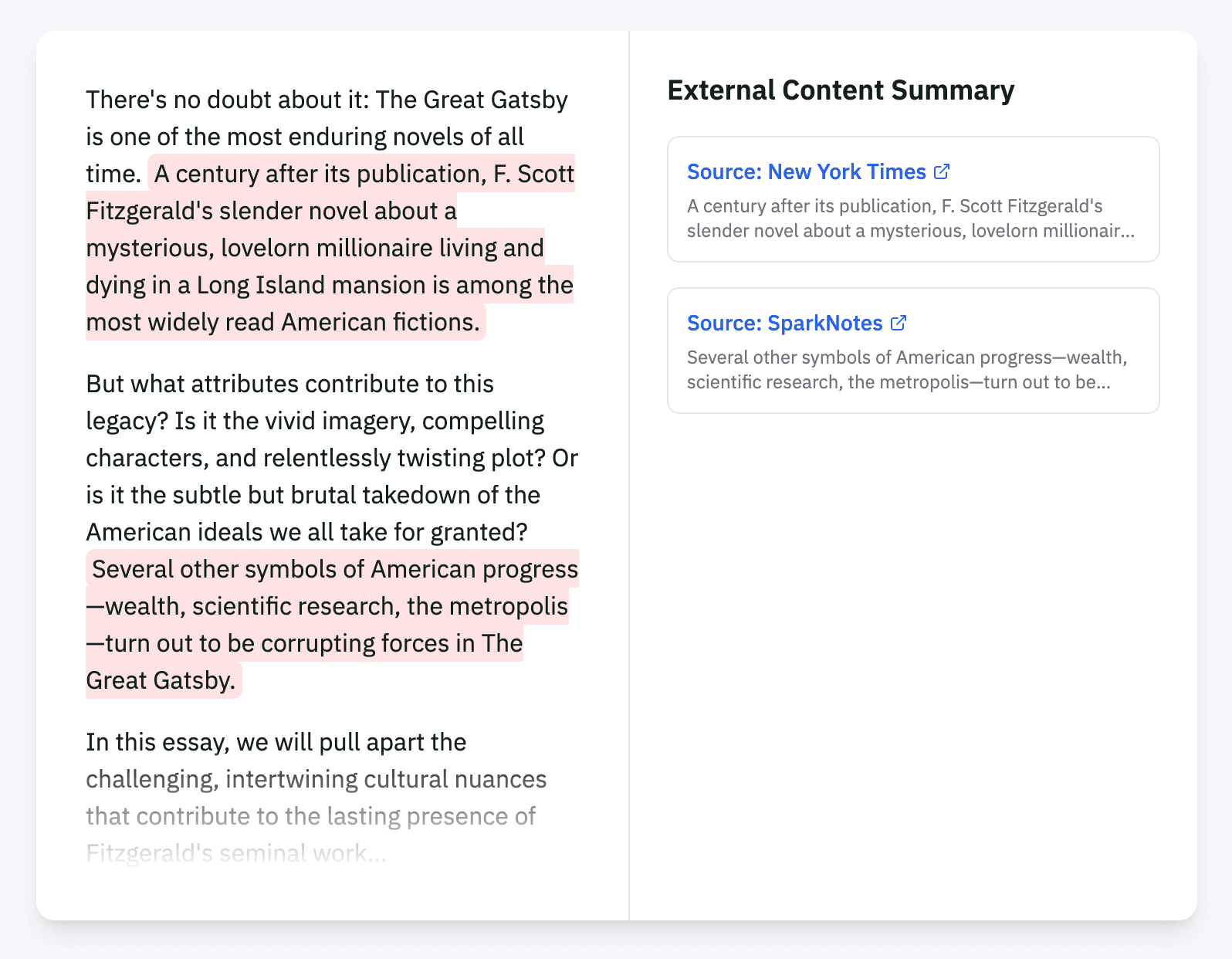 AI Plagiarism Detection