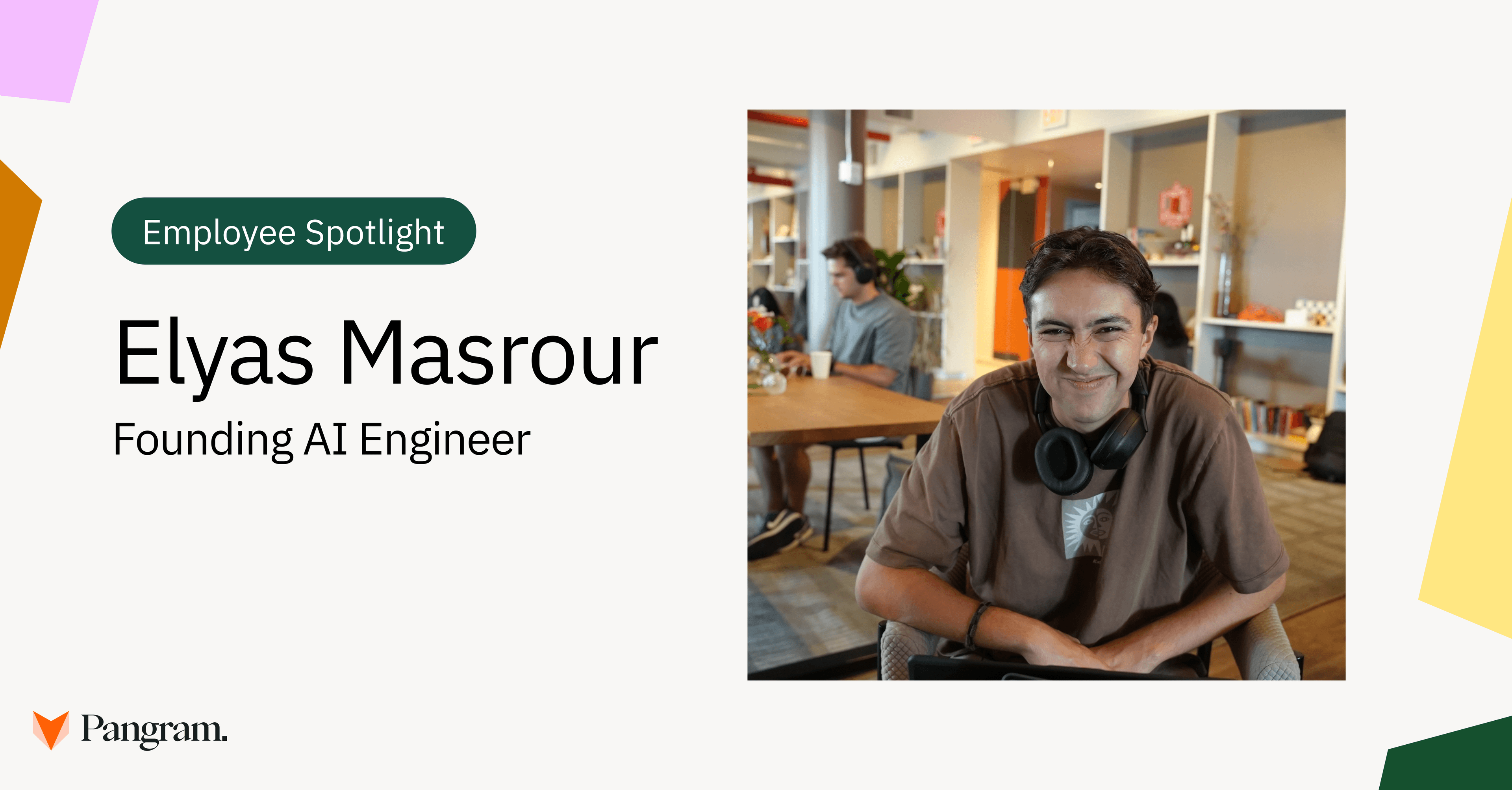 Employee Spotlight: Meet Elyas, Pangram's Founding Engineer!