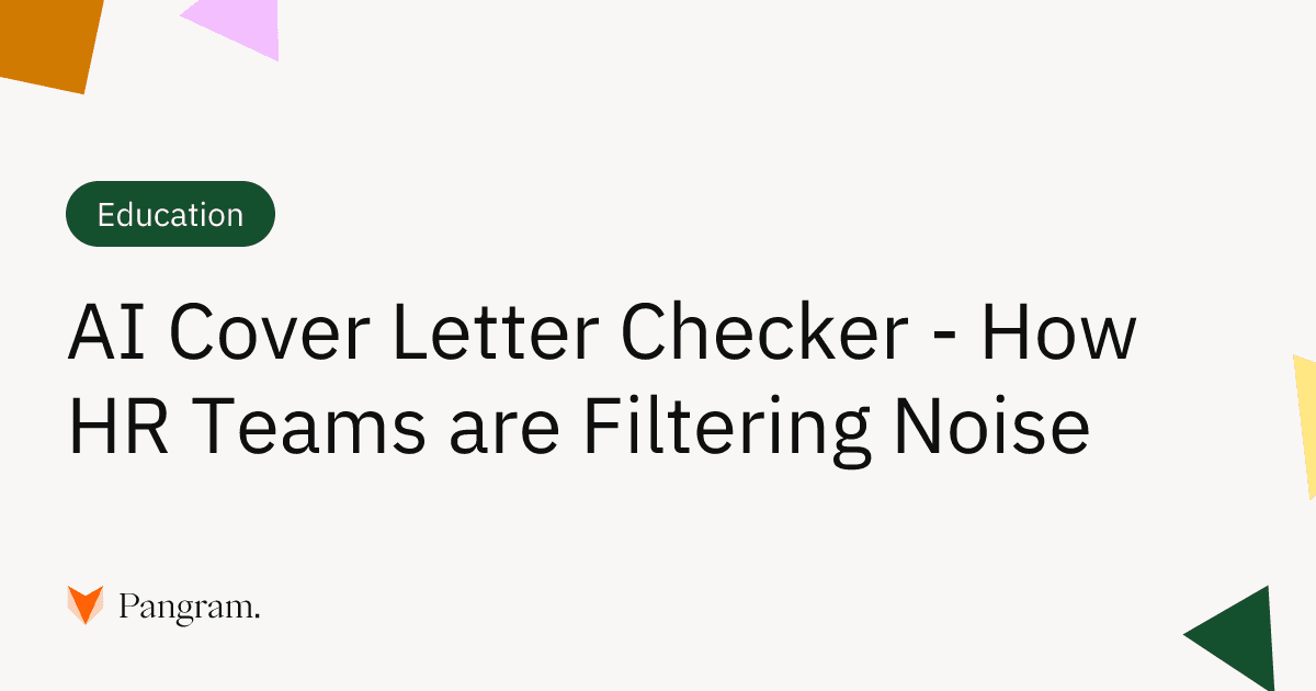 AI Cover Letter Checker - How HR Teams are Filtering Noise