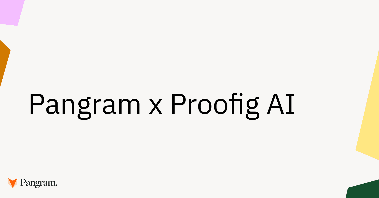 Pangram Partners with Proofig AI to Bring AI Writing Detection to PubShield