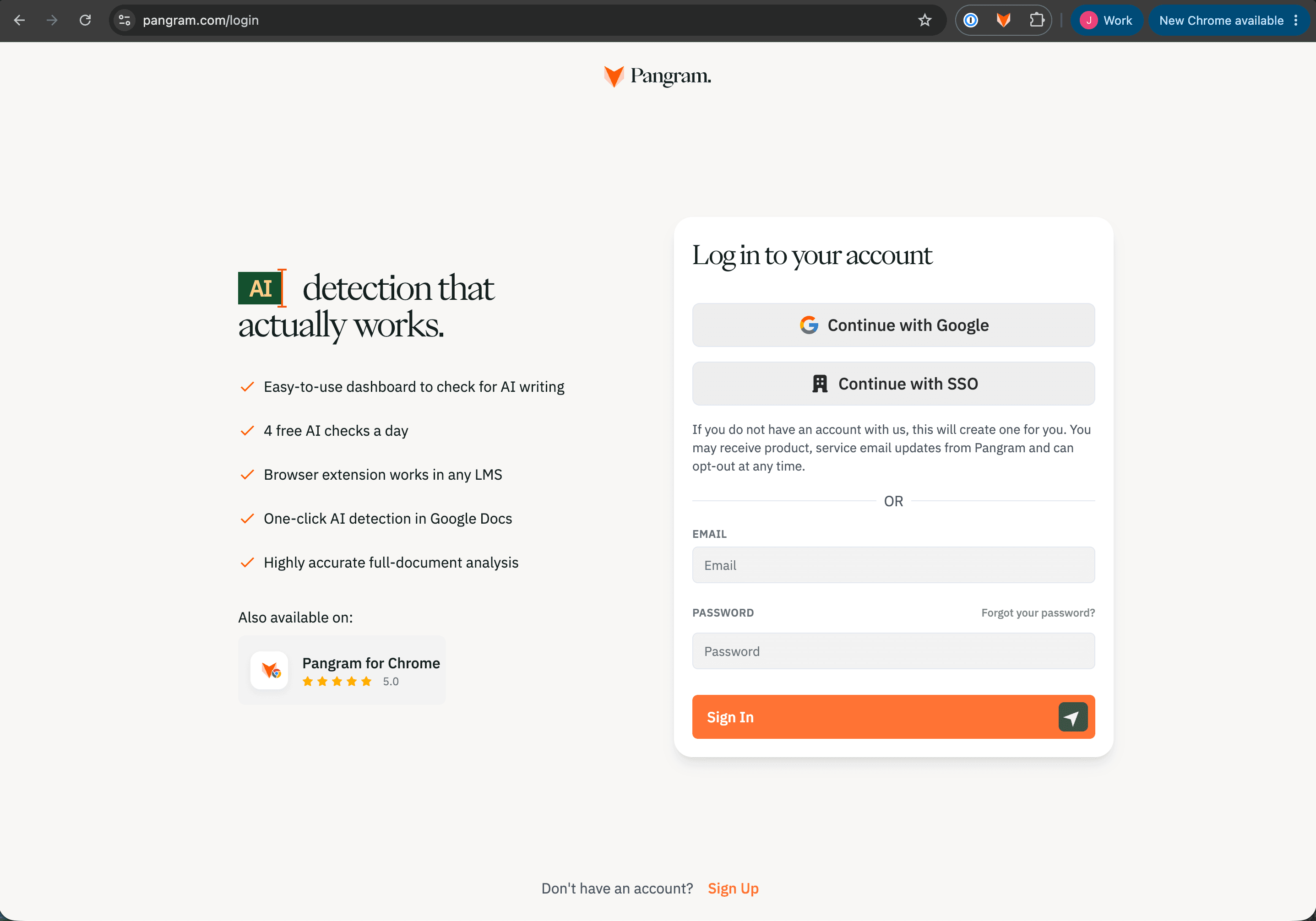 Log in