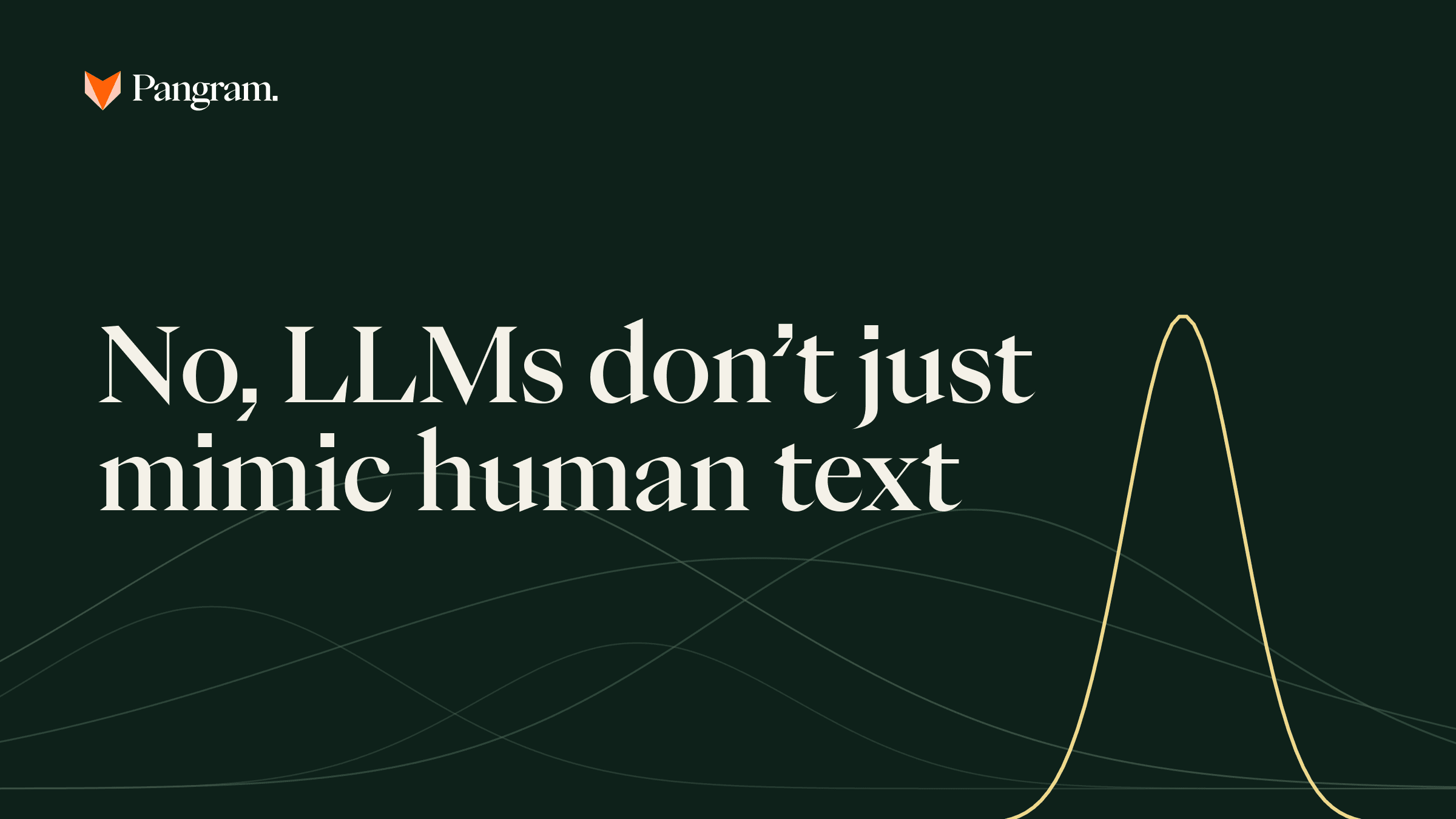 Non, les modèles de langage de grande envergure (LLM) ne se contentent pas d'imiter le texte humain