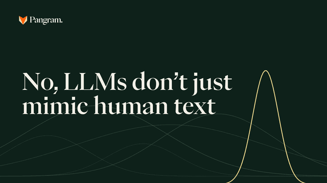 Nein, LLMs ahmen nicht einfach nur menschliche Texte nach