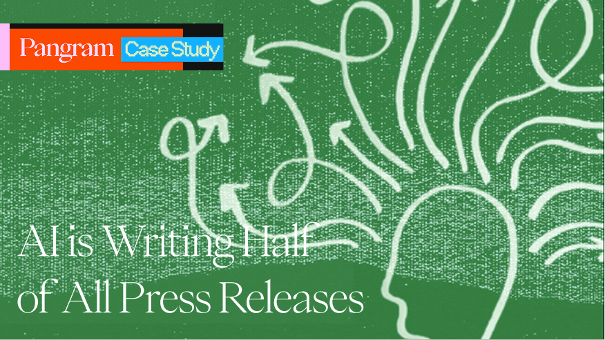 AI Helps Write Nearly 50% of Press Releases